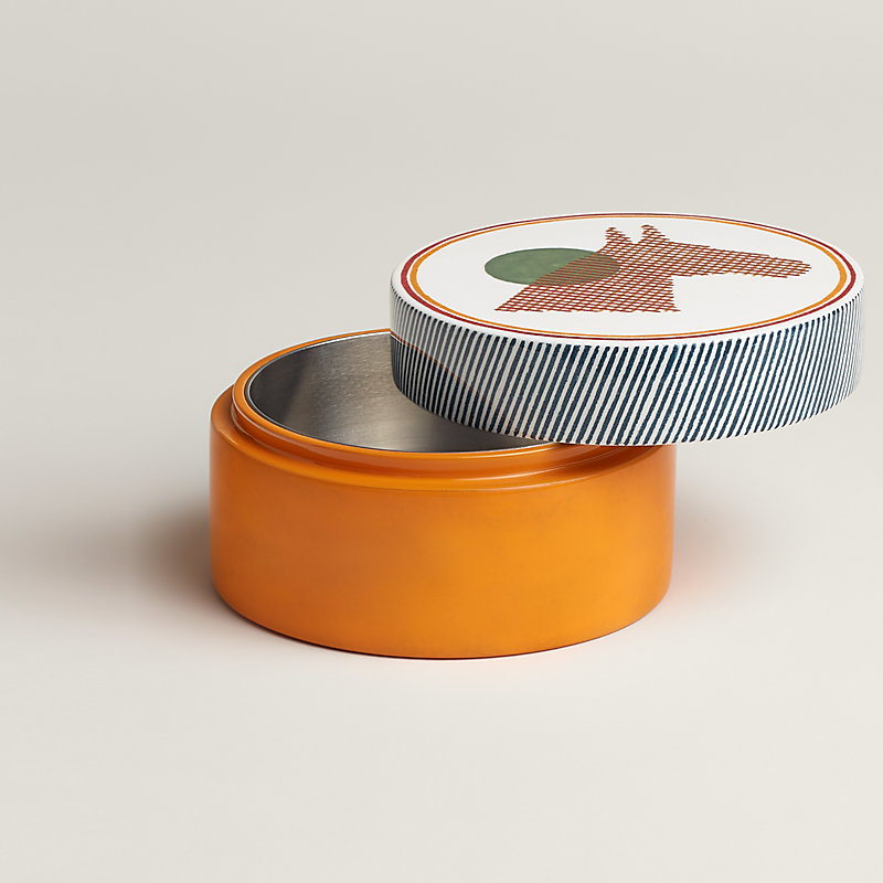 HERMES【空箱】金具カバー有✨ Caixa Saut Hermès, modelo pequeno - Bege | Hermès Brasil